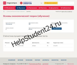 Osnovyekonomicheskoyteorii testysinergiireshimnedorogo