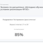 Методика обучения изобразительному искусству в условиях реализации ФГОС - ответы на тест Педкампус