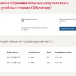 Проектирование образовательных результатов и построение учебных планов (Обучение)