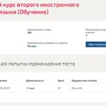 Практический курс второго иностранного (испанского) языка (Обучение) – 8 семестр Итоговый тест Синергия
