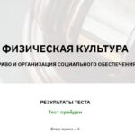 ФИЗИЧЕСКАЯ КУЛЬТУРА ПРАВО И ОРГАНИЗАЦИЯ СОЦИАЛЬНОГО ОБЕСПЕЧЕНИЯ