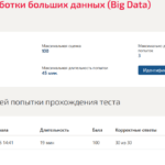 СИСТЕМЫ ОБРАБОТКИ БОЛЬШИХ ДАННЫХ (BIG DATA)