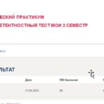 Общепсихологический практикум. Итоговый и компетентностный тесты