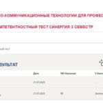 Информационно-коммуникационные технологии для профессиональной деятельности
