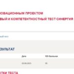 Управление инновационным проектом. Промежуточные (1-4), итоговый и компетентностный тесты