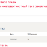 Международное частное право. Промежуточные (1-12), итоговый и компетентностный тесты