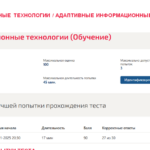 Информационные технологии адаптивные информационные технологии