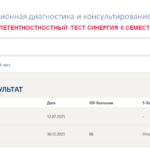 Профориентационная диагностика и консультирование. Итоговый и компетентностный тесты
