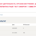 Административная деятельность органов внутренних дел. Итоговый и компетентностный тесты
