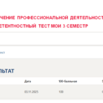 Правовое обеспечение профессиональной деятельности. Итоговый и компетентностный тесты