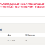 Гипертекстовые и мультимедийные информационные технологии - промежуточные 1-5 итоговый и компетентностный тесты