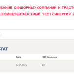 Правовое регулирование офшорных компаний и трастов. Промежуточные 1-6, итоговый и компетентностный тесты