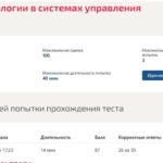 Статистика теста по сетевым технологиям