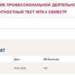 Правовое обеспечение профессиональной деятельности, итоговый и компетентностный тест