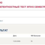 Системный анализ, итоговый и компетентностный тест
