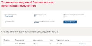 Управление кадровой безопасностью организации