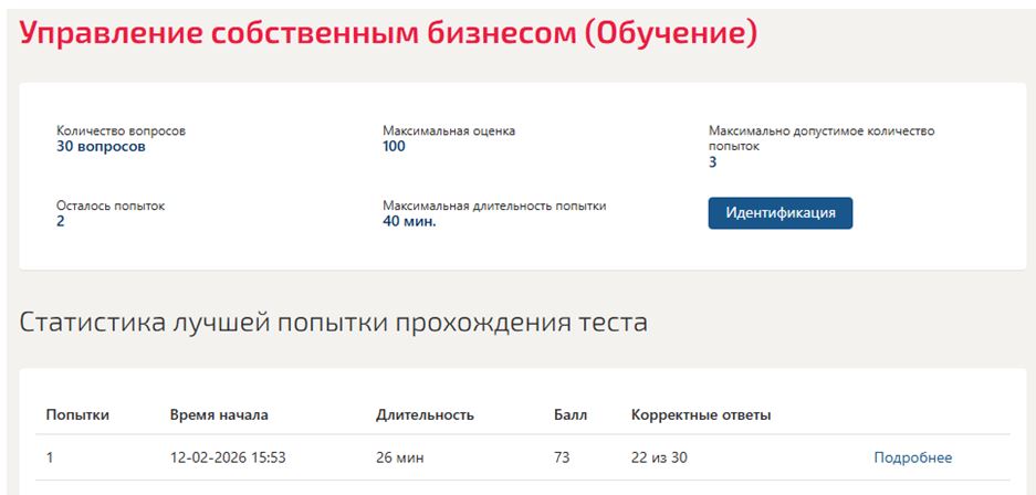 Управление собственным бизнесом – 3 семестр, МОИ (МТИ) Управление собственным бизнесом