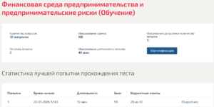 Финансовая среда предпринимательства и предпринимательские риски