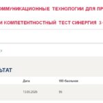 Информационно-коммуникационные технологии для профессиональной деятельности, тест 1-4, итоговый и компетентностный тест