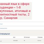 Иностранный язык в сфере юриспруденции – 1-8 промежуточные, итоговый и компетентностный тесты