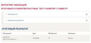 Маркетинг инноваций, итоговый и компетентностный тест