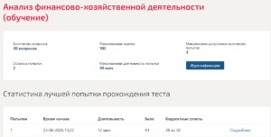 Анализ финансово-хозяйственной деятельности