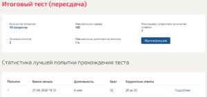 Государственная и муниципальная служба итоговый тест