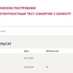 Методы геометрических построений, итоговый и компетентностный тест