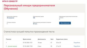 Персональный имидж предпринимателя