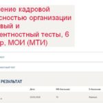 Управление кадровой безопасностью организации – итоговый и компетентностный тесты