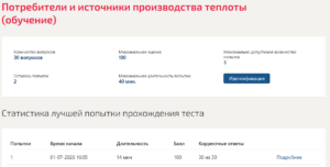 Потребители и источники производства теплоты