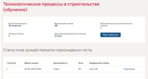 Технологические процессы в строительстве – 4 семестр, МОИ (МТИ) Технологические процессы в строительстве
