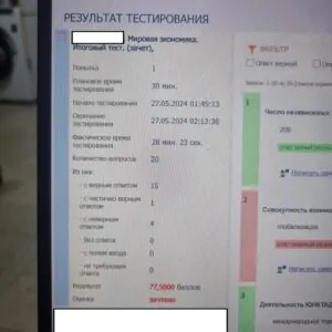 Мировая экономика. Итоговый тест (зачёт) Мировая экономика. Итоговый тест (зачёт)