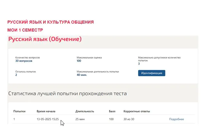 Русский язык и культура общения