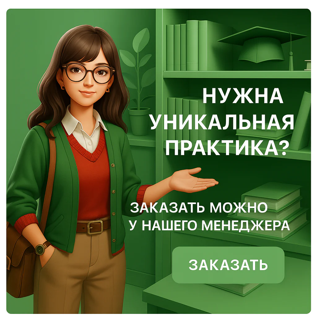 Нужна уникальная практика? Заказать можно у нашего менеджера