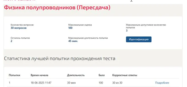 Физика полупроводников