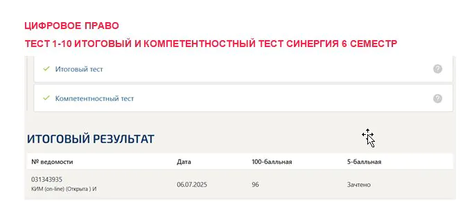 Цифровое право