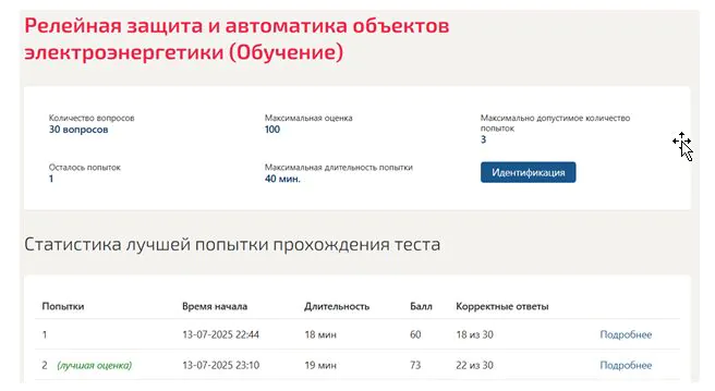 Релейная защита и автоматика объектов электроэнергетики