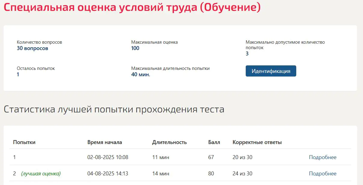 Специальная оценка условий труда Специальная оценка условий труда- МТИ МОИ