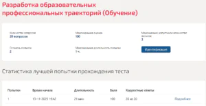 Индивидуальные траектории профессионального развития Мти (Мои) 3 семестр Индивидуальные траектории профессионального развития