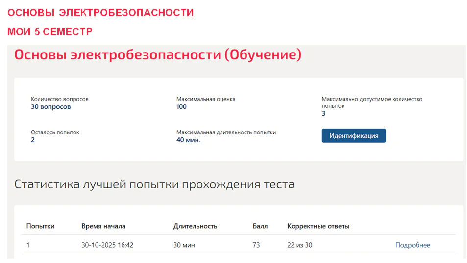 Основы электробезопасности