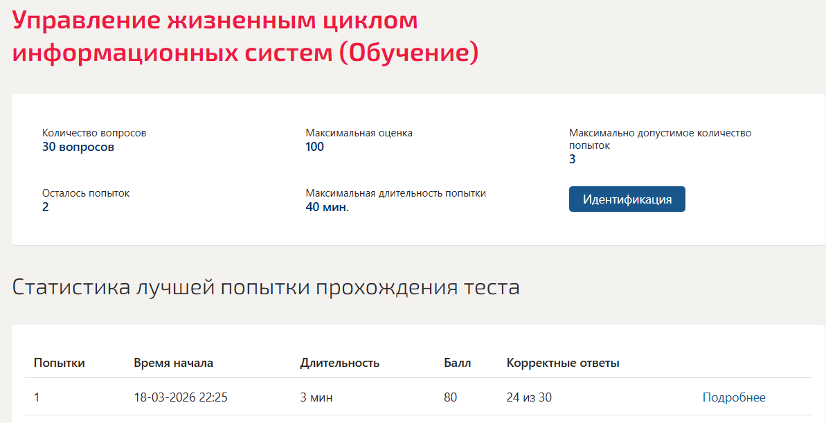 Управление жизненным циклом информационных систем