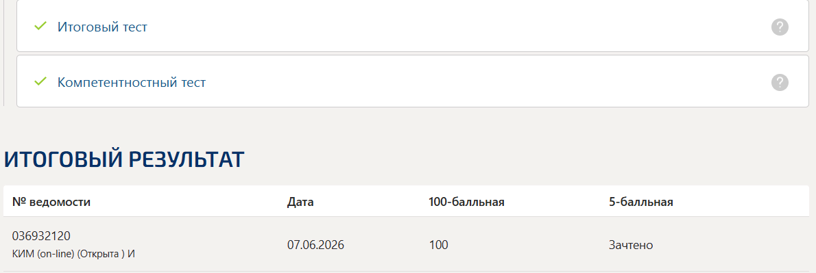 Судебная риторика тест 1-8 итоговый и компетентностный тест